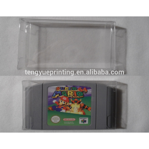 Clear Plastic Box Protectors for NES SNES N64 Games NINTENDO
